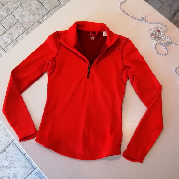 REEBOK Performance Quarter Zip Long Sleeve NWOT - Picture 2 of 8